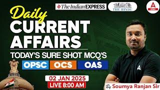 Odia Current Affairs Today | 2nd January Current Affairs Odia For OCS, OPSC, OAS 2025 By Soumya Sir