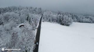 Winterlandschaft bei Großerlach im Rems-Murr Kreis | DJI Mini 3 Pro