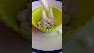 ️️WHITE TAPIOCA BALLS in🟡Yellow Cupasmr drop
