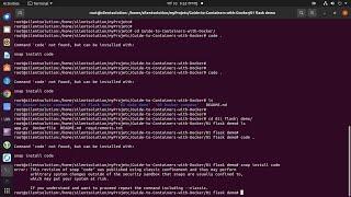 How to Fix Command code not found snap install code