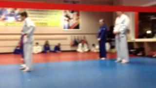 Isabelle Black Belt Test video 2