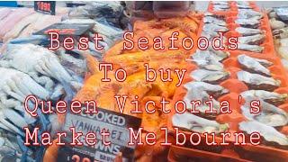 Queen Victoria Market Melbourne So Much Fun looking  My Favourite Seafood’s