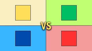 Square Race - Battle 2 - Make Your Choice 🟨🟥🟦🟩