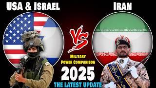 USA & Israel vs Iran Military Power Comparison 2025 | Iran vs USA & Israel Military Power 2025