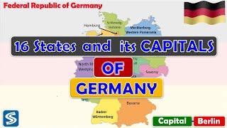 German list of state and Capitals || States in German and its Capital