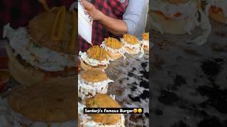 Sardarji’s Famous Burger️|| Indian Street Food