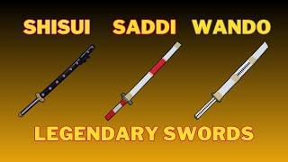 How To Get All Legendary Swords (Shisui, Saddi, and Wando) in Blox Fruits