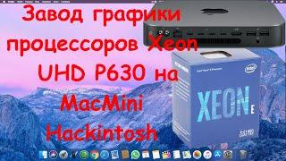 Настройка видеокарты Intel UHD P630 на HACKINTOSH!