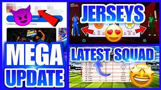 Big Update- Real Cricket 20 New Update 2024 || New Jerseys & Updated Squads || RC20 Update