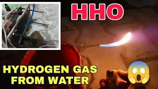 How To Make A Hydrogen Gas From Water • POWERFULL •