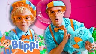 Blippi's Ball Pit and Vehicle Adventure | Blippi and Meekah Best Friend Adventures