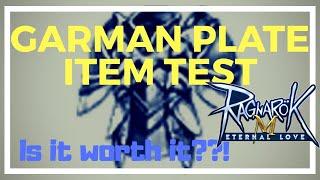 Garman Plate Armor item test Ragnarok Mobile Eternal Love