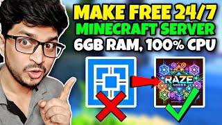 How To Make Free 24/7 Minecraft Server Without any Queue | Best Free 24/7 Minecraft Server Hosting 