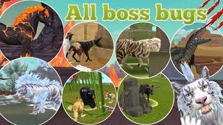 all wildcraft boss glitch no teliport ice tiger fire horse megalania black bear tigon moose all 