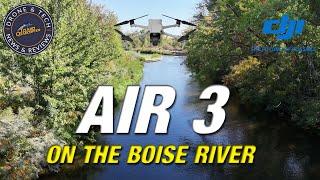 DJI Air 3 in Eagle Idaho on the Boise River - Are the Fall Colors Showing Yet?