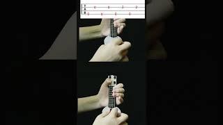 Squid game song - pink soldiers - easy ukulele tutorial