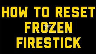 How to Reset a Frozen Amazon Firestick