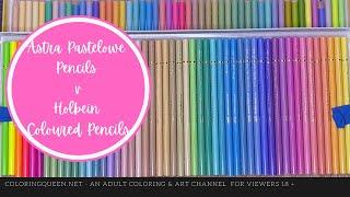 Astra Pastelowe Coloured Pencils v Holbein Coloured Pencils