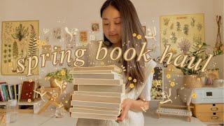 a dreamy & wholesome spring book haul  classics, poetry & fantasy