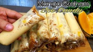 SUPER SOFT & CREAMY MANGO GRAHAM ICE CANDY/ICE CANDY RECIPE PANG NEGOSYO/GRAHAM DESSERT RECIPE