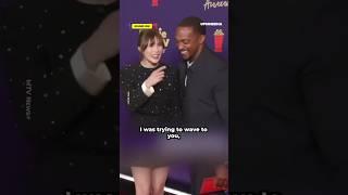 Elizabeth Olsen was speechless when she accidentally "disrespected" Anthony Mackie.