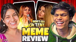 Funniest meme review ever || Rakhi sawant on latent  || funny meme review with Kanika