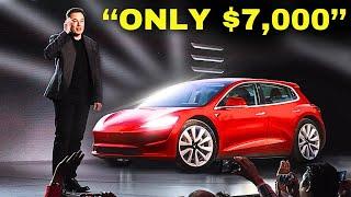 Elon Musk: ''I Am Releasing Tesla's CHEAPEST Car That Will DESTROY All Competition!''