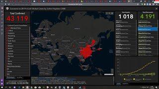 Заражение китайским коронавирусом на карте мира онлайн