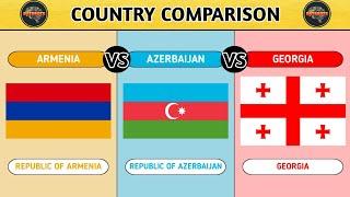 Armenia VS Azerbaijan VS Georgia - Country Comparison