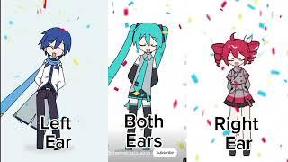 Kaito, Miku and Teto singing