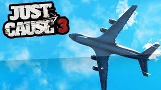 THE WORLDS MOST DANGEROUS PLANE LANDING! (Just Cause 3 Challenge) | SuperRebel