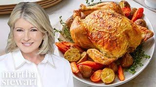 Martha Stewart Teaches How to Roast Chicken, Vegetables and Beef | Martha Stewart