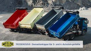 TRIGENIUS® Dreiseitenkipper von MEILLER für 3- und 4-Achsfahrgestelle (4K/UHD)