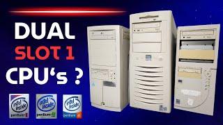 Dual SLOT1 CPU's? 90's/2000's Retro PC's - Saved!!