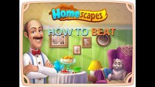 How to Beat Level 62 in Homescapes! - No Boosters