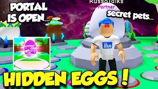 THE PORTAL OPENED IN BUBBLE GUM SIMULATOR AND WE FOUND HIDDEN EGGS!! *BGS EGG HUNT* (Roblox)