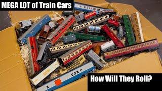 MEGA Vintage Lot of British Train Cars from eBay - How Will They Roll?