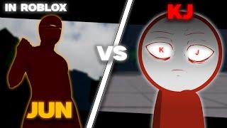 KJ VS JUN In Roblox