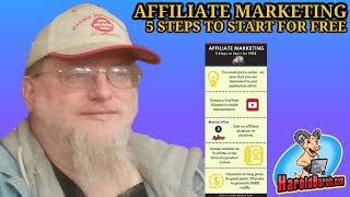 Affiliate Marketing - 5 Steps to Start for FREE