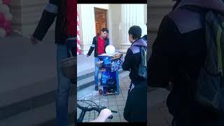 Sochi SeaPort Cotton Candy Seller Show Walk   #shorts