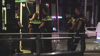 Negen jongeren opgepakt in Rotterdam-Charlois (Beelden: MediaTV)