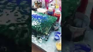 Fluid Art Картина жидким акрилом TANYA TITA