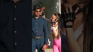 WHAT?!  Crazy girl SHOCKED HIM 🫨 #prank #viral #comedy