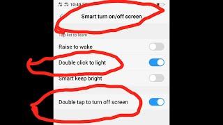 How to enable Double tap screen off vivo y91 || any vivo setting