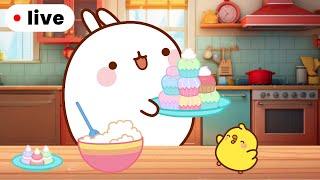 Molang’s Cooking Class : Cupcake Edition  | Live For Kids 