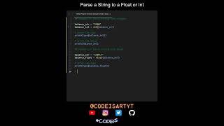 Parse a String to a Float or Int in Python | Python Examples | Python Coding Tutorial | Interview