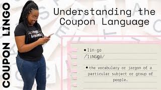 Coupon Lingo | Understanding the Coupon Terms | Krys the Maximizer