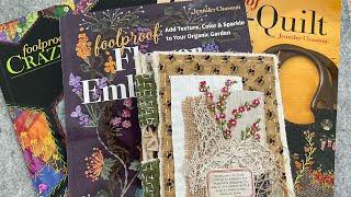 Part 10 Journal of Snippets #jenniferclouston a journal for my 60mins of stitching #stitchedsnippets