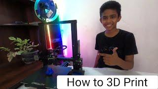 3D printing for Beginners | Bed Leveling , Slicing & First Prints