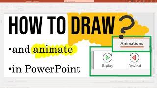 How to DRAW in Powerpoint #powerpoint